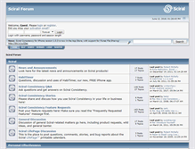 Tablet Screenshot of forum.sciral.com